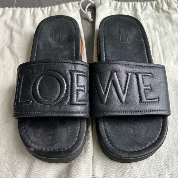Loewe men leather slides 9.5 - Picture 1 of 5